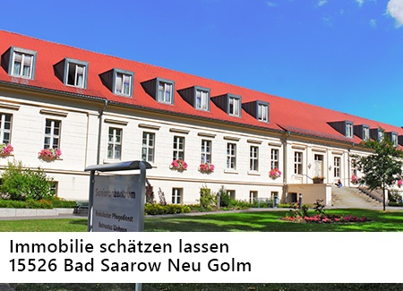 Immobilie schätzen lassen in Bad Saarow Neu Golm