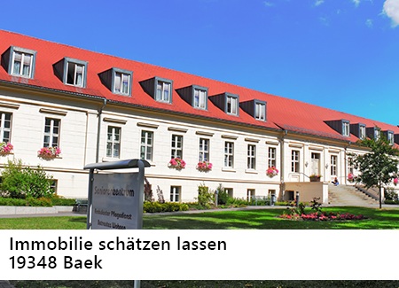 Immobilie schätzen lassen in Baek in Brandenburg