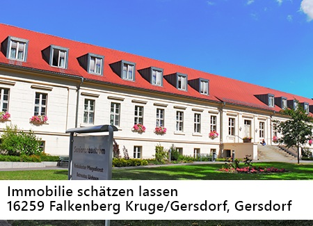 Immobilie schätzen lassen in Falkenberg Kruge/Gersdorf, Gersdorf